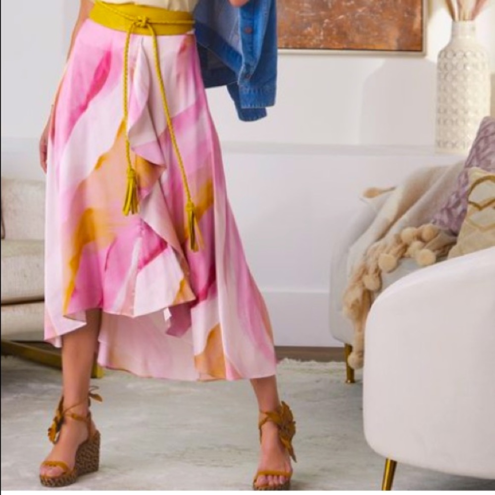 Soft Surroundings diadem skirt. Xsmall. Silky fabric. ***belt not included.